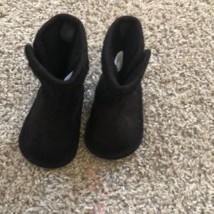 3-6 months black boots